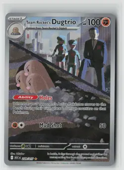 Pokemon Team Rocket's Dugtrio #239/217 ME: Ascended Heroes Near Mint or Better - Image 1