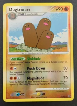 Pokemon TCG Dugtrio Platinum 24/127 Reverse Holo Rare NM-M - Image 1
