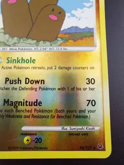 Pokemon TCG Dugtrio Platinum 24/127 Reverse Holo Rare NM-M - Image 4