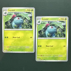 2 X Ivysaur 002/132 Me01: Mega Evolution Regular - Pokemon TCG - Image 1