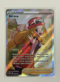 Serena (Full Art) 193/195 Swsh12: Sword & Shield Holo Trainer Full Art Pokemon - Image 1