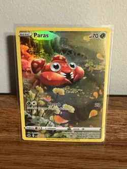 Pokemon Paras Ultra Rare Full Art Holo GG32/GG70 Crown Zenith Galarian Gallery - Image 1