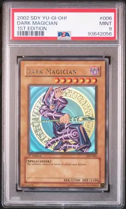 YU-GI-OH! yugioh Dark Magician SDY-006 Ultra Rare 1st Edition PSA9 - Image 3