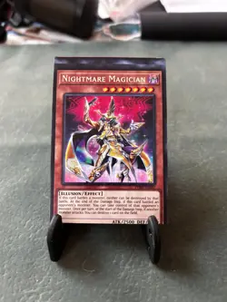 Yugioh Nightmare Magician PHRE-EN047 Miscut Misprint Error Copy B - Image 1