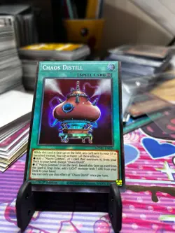 Yugioh Chaos Distill MZMU-EN026 Miscut Error Misprint Copy A - Image 1