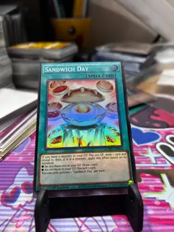 Yugioh Sandwich Day MZMU-EN056 Miscut Error Misprint Copy A - Image 1