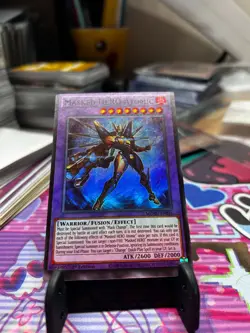 Yugioh Masked HERO Atomic MZMU-EN016 Miscut Error Misprint Copy A - Image 1