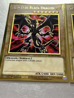 Blue-Eyes White Dragon + Dark Magician + Red-Eyes | Premium Gold Rares | YuGiOh! - Image 2
