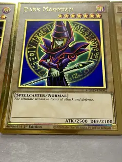 Blue-Eyes White Dragon + Dark Magician + Red-Eyes | Premium Gold Rares | YuGiOh! - Image 4
