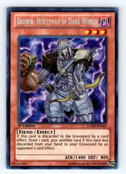 Yugioh Broww, Huntsman of Dark World LCJW-EN243 Secret Rare - NM 💎 - Image 1