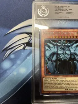YuGiOh 2021 Obelisk The Tormentor KICO-EN064 Secret Rare Misprint PGS 9 1st Ed - Image 3