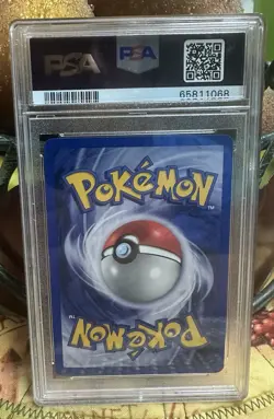 Pokemon TCG Rockets Mewtwo Gym Challenge Holo Card 14/132 PSA 8 - Image 2