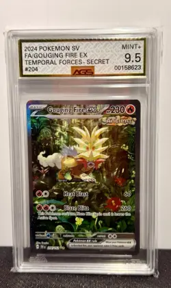Pokemon TCG Gouging Fire EX Holo Card 204/162SV05: Temporal Forces - Image 1