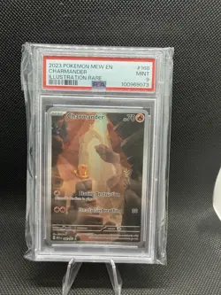 Pokemon Charmander TCG Scarlet Violet-151 Illustration Rare Card 168/165 PSA 9 - Image 1
