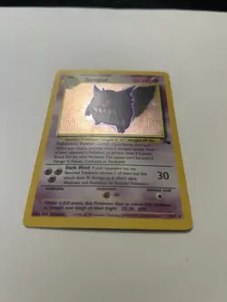 Pokemon Gengar 5/62 Fossil Holo Rare Unlimited 80 HP Psychic Card - Image 3