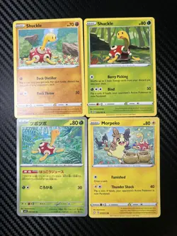 Shuckle 4x Lot Pokemon Cards Collection Set TCG - Image 1