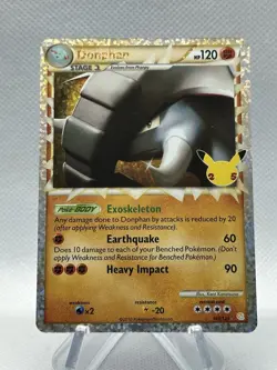 Donphan 107/123 Ultra Rare 25th Celebrations Pokemon Card - Image 1