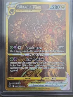 Pokemon Giratina VSTAR Holo Rare TCG Card GG69/GG70 Crown Zenith - Image 3