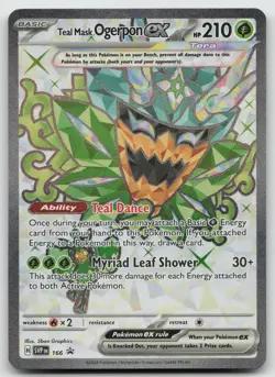 Teal Mask Ogerpon ex Ultra Rare Holo SV: Scarlet & Violet Promo Cards SVP166 NM - Image 1