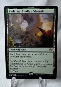 Yavimaya, Cradle of Growth MTG Magic the Gathering Modern Horizons 2 Rare Card - Image 1