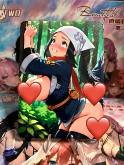 Non-Holo Beautiful Waifu Card Goddess Story CCG Anime Waifu Double Sided - Image 1