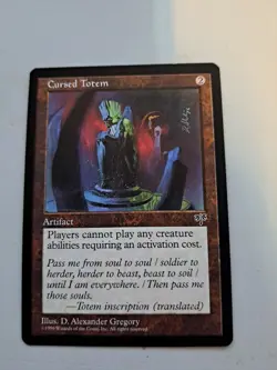 MTG: Cursed Totem (LP): Mirage (s) - Image 1