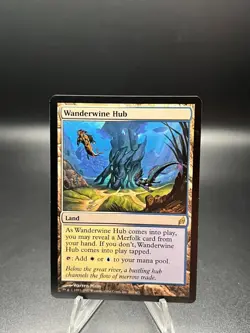 Wanderwine Hub Lorwyn LRW Regular NM Land Rare *a - Image 1