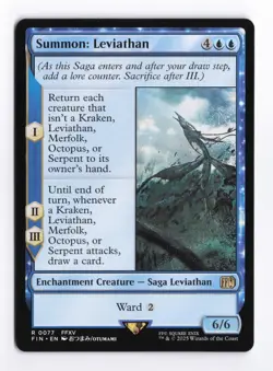 Summon: Leviathan 0077 (R) MTG FINAL FANTASY (FIN) - Image 1
