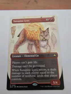 Sunspine Lynx 0292 Borderless, Bloomburrow, MTG - Image 1