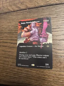 Zurgo, Thunder's Decree (Borderless) Tarkir: Dragonstorm Regular - Image 1