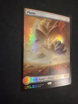 Magic MTG Plains MagicCon Foil Borderless Lotus Secret Lair Promo SLP NM - Image 2