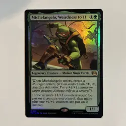 Michelangelo, Weirdness to 11 - Teenage Mutant Ninja Turtles -,Foil - nm - Image 2