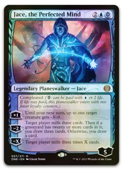 Jace, the Perfected Mind #57 (Foil) (NM) Phyrexia All Will Be One ONE Magic MTG - Image 1