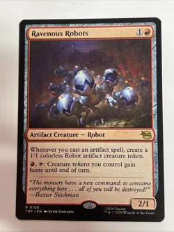MTG Ravenous Robots Rare Ninja Turtles #106 Rare - Image 1