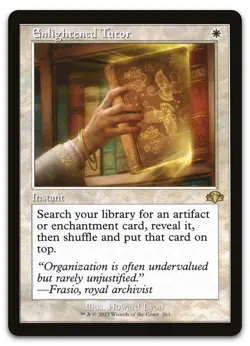 Enlightened Tutor (Retro Frame) #263 (NM) Dominaria Remastered DMR Magic MTG - Image 1
