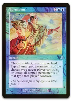Turnabout (Retro Frame) #295 (Foil) (NM) Dominaria Remastered DMR Magic MTG - Image 1