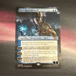 Magic: The Gathering Jace Reawakened Borderless Mythic Planeswalker OTJ - Image 1