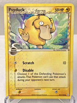 Psyduck (Delta Species) 81/110 Holon Phantoms Pokemon Card - Heavily Played - Image 1