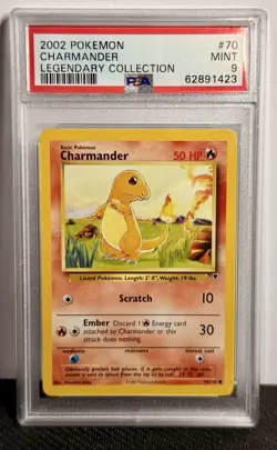 Pokemon TCG Charmander Legendary Collection 70/110 Regular Common Card - Image 1