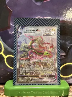 Pokemon Evolving Skies Rayquaza VMAX 218/203 Alt Art Secret Rare LP !READ DESC! - Image 1