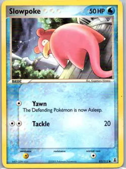Pokemon TCG Slowpoke 83/113 Delta Species LP - Image 1