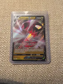 Pokemon TCG Regidrago V Silver Tempest 135/195 Holo Ultra Rare - Image 2