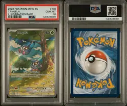 2023 Pokemon Scarlet & Violet 151 Tangela 178/165 Illustrative Rare - PSA 10 Gem - Image 1