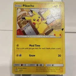 2021 Pokemon Pikachu McDonald's Collection 25/25 Promo #25 Non Holo - Image 1