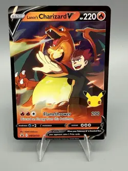 Pokemon TCG Lance's Charizard V SWSH133 Sword & Shield Promo Rare Pokemon NM - Image 1