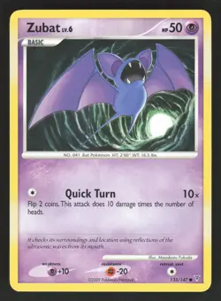 Zubat 133/147 Pokemon TCG Supreme Victors LP - Image 1