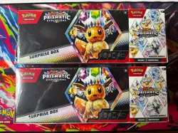 Pokemon Prismatic Evolutions Surprise Box + Booster Bundle Lot Of 2 - Image 1