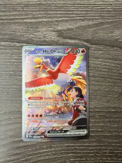 Pokemon TCG Ethan's Ho-Oh EX Sir 230/182 Destined Rivals NM - Image 1
