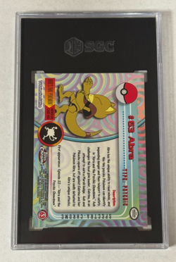 Abra Spectra SGC 9.5 MINT+ 2000 Topps Chrome Pokemon #63 - Image 2