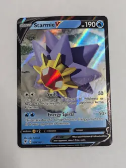 Starmie V 030/189 Swsh10: Astral Radiance Holo Pokemon TCG NM - Image 1